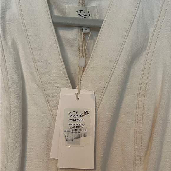 Rails Westwood denim midi dress in vintage ecru - NEW W TAGS - Picture 4 of 7